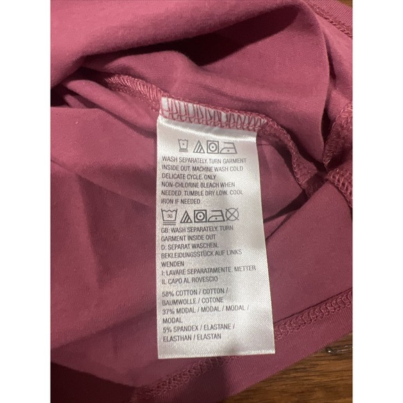 Belle‎ Shirt Women’s XS Long Sleeve Comfort Loose Fitting Purple - Picture 7 of 8